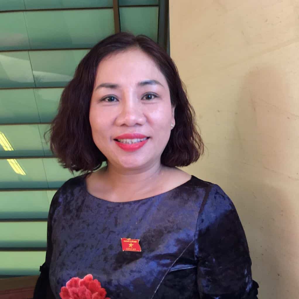 Bà Trần Thị Hiền (đại biểu Quốc hội tỉnh Hà Nam): Mong Bộ trưởng sẽ tiếp tục quyết liệt trong việc giải quyết những tồn tại của ngành