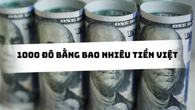 1 đô bằng bao nhiêu tiền Việt theo tỷ giá mới nhất hôm nay