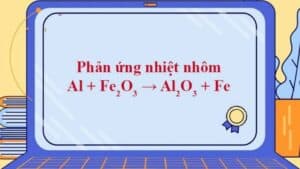 Phản ứng nhiệt nhôm của các chất tham gia Fe2O3 Al